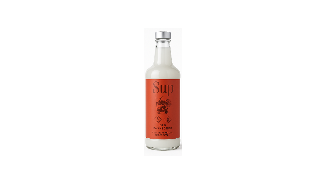 Sup Old Fashioned THC + CBD Mocktail bottle